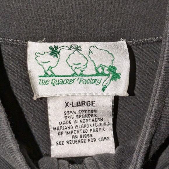 The Quacker Factory XL Lightweight Full Zip Contrast Stitching Vest Flower Patch - Picture 4 of 5